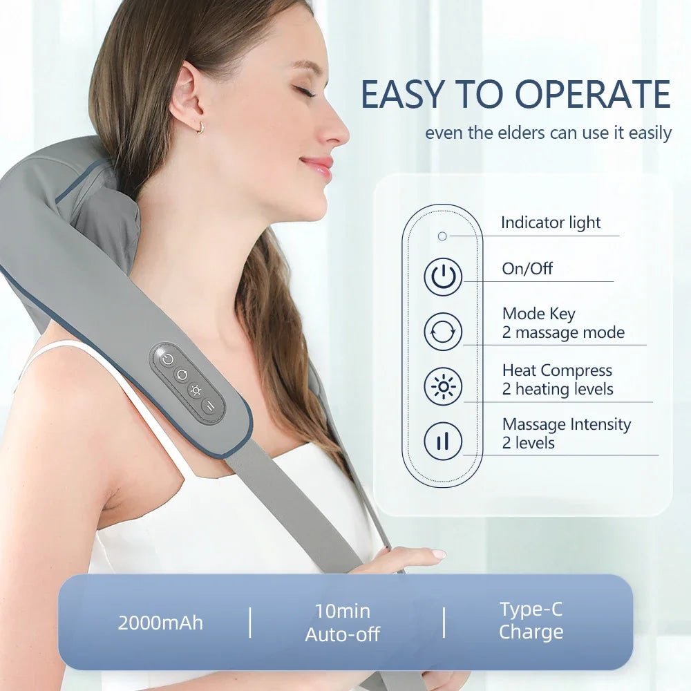 Wireless Neck And Shoulder Massager™